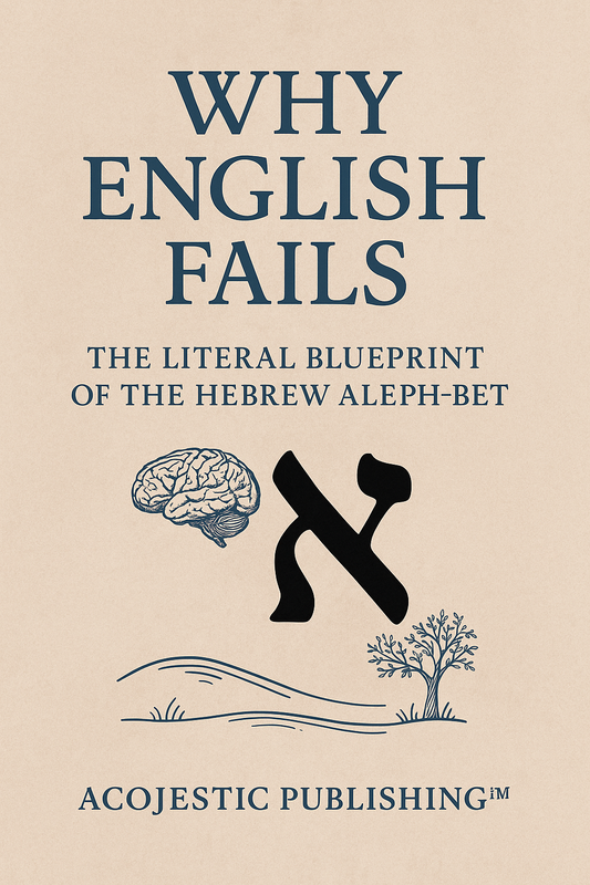 Psalms & Music: Why English Fails: The Literal Blueprint of the Hebrew Aleph-Bet